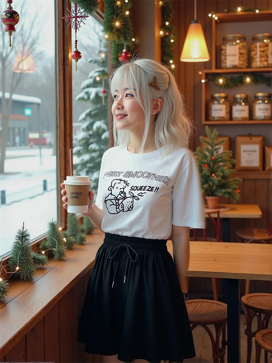 Losse shorts met trekkoord en hoge taille Ontworpen elegante dameskleding Zomerletters Wijde pijpen Strandkleding Resortmeisjes Lichte ins