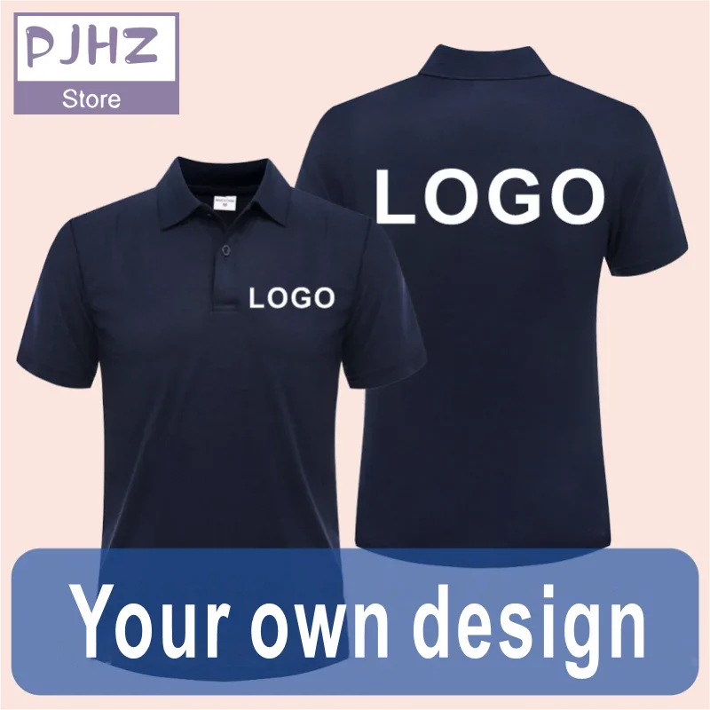 Casual Cheap Polo Shirt Breathable Short Sleeve Personal Company Group Logo Design Men and Women Custom Top Print Embroidery