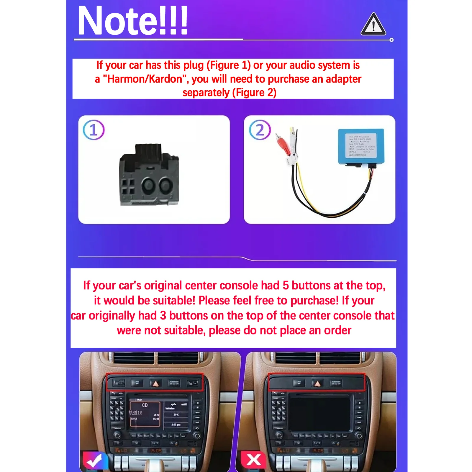 Android 14 Wireless CarPlay Android Auto Radio For Porsche Cayenne I 1 9PA 2002- 2012 4G Car Multimedia GPS Navigation