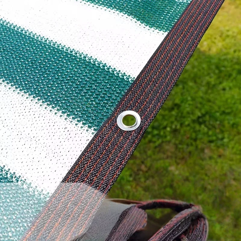 شبكة مظلة شمسية عالمية للحديقة والشرفة بنمط مخيط، وهيكل معزز يضمن المتانة. يمكن استخدامه.