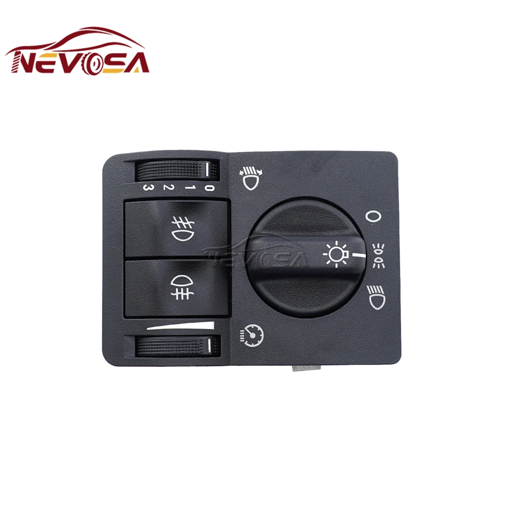 NEVOSA 90437440 For Opel Astra Wagon VAUXHALL 1999 2000 2008 Head Light Adjust Knob Headlight Fog Lamp Control Switch 6240097