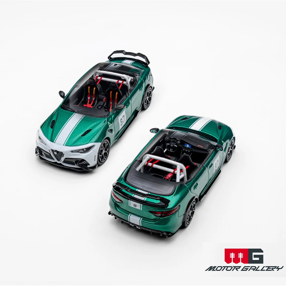 Presale MG 1/64 Romeo GTAm Diecast Model Car- Limited Alloy Collectible with Racing Seats & Roll Cage for Adult Hobbyist Display