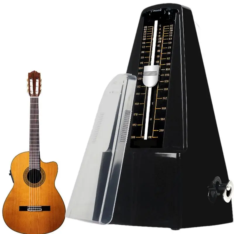 

Mechanical Metronome Tower-Shaped High Precision Piano Metronome Loud Sound Solid Music Metronome Tuner For Violin Drums Other