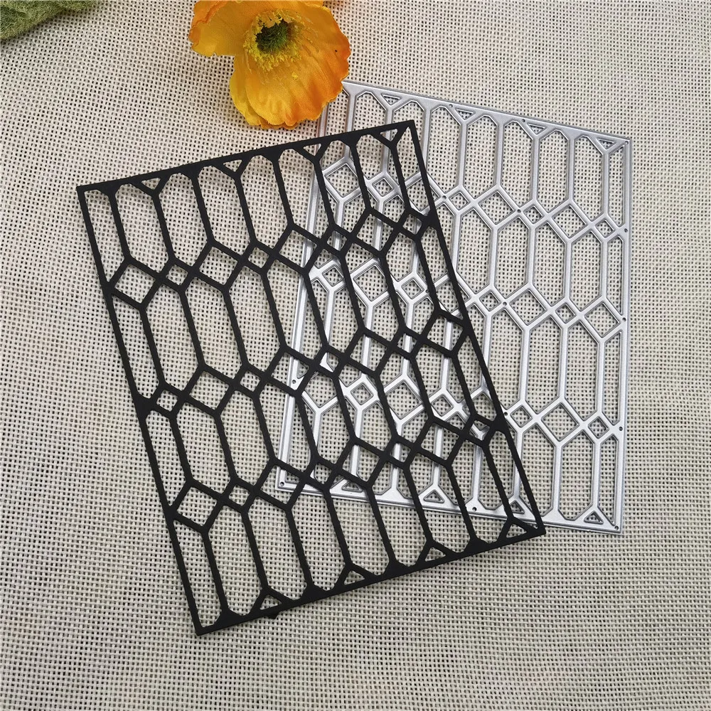 Irregular Graphics Square background Metal Cutting Dies Stencils For DIY Scrapbooking Decorative Embossing Handcraft Template