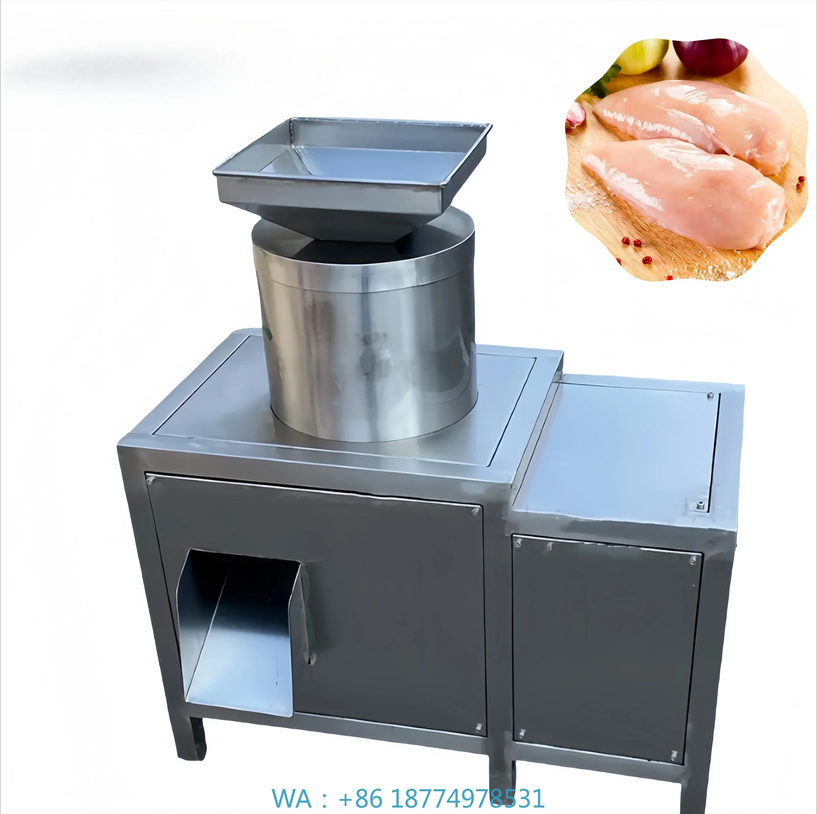 r Pork Shredding Machine Cooked Chicken Meat Wire Drawing Machine Meat Floss Making MachineHot-selling Chicken Breast Shredde