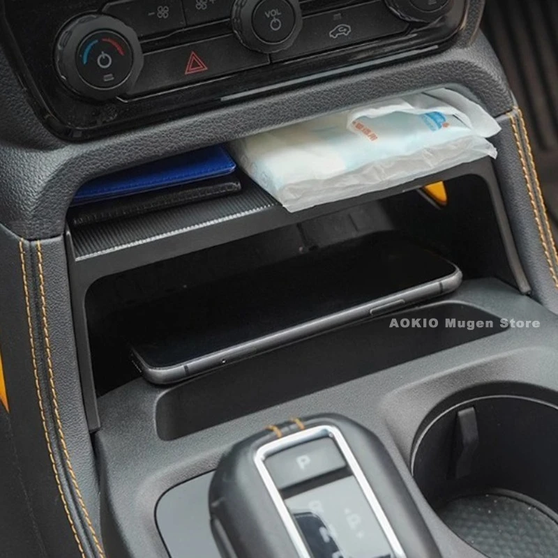 Car Central Console Storage Box for Ford Ranger Interior Accessories 2023 2024 2025