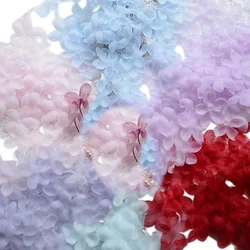 2.3CM Organza Petal Accessories Doll Clothes Headdress Material Handmade 3D Flowers RS3059