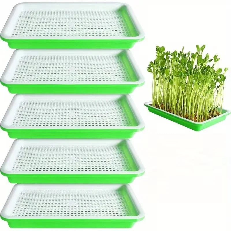 2026-New Home Seed Germination Tray Seedling Planting Tray for Wheatgrass Soilless Cultivation Seedling Growth Home Garden