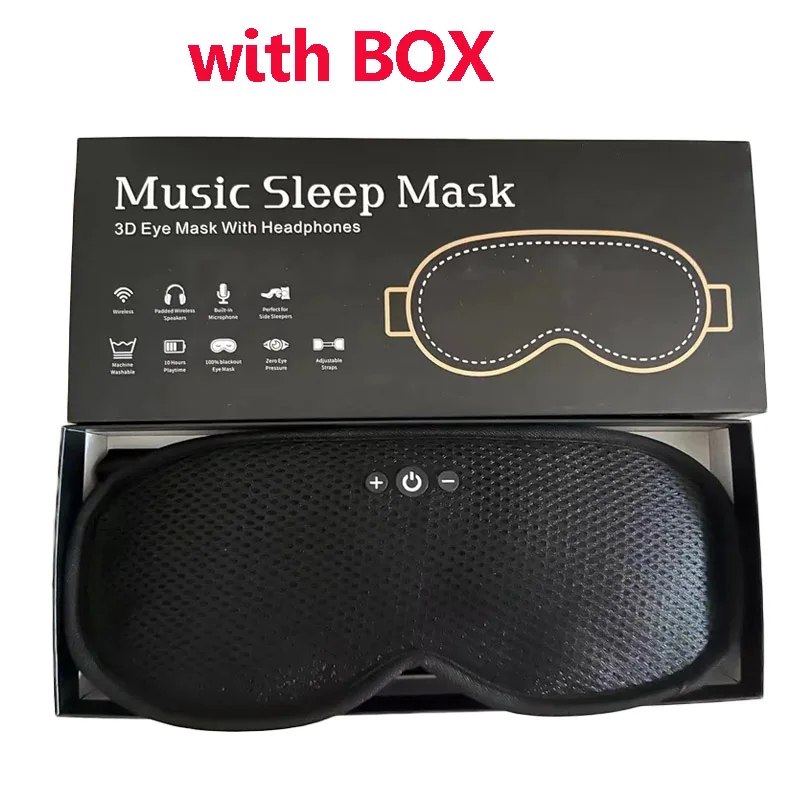JINSERTA 3D Wireless Schlafkopfhörer Augenbinde Weich Waschbar Bluetooth5.4 Musik Headset Augenmaske Freisprechanruf Kopfhörer Einstellbar 3