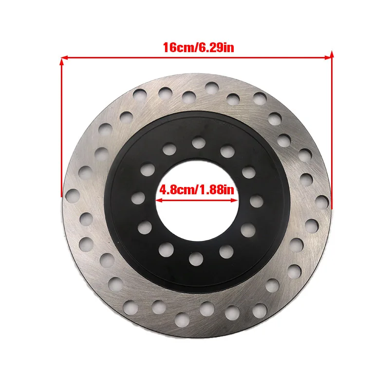 160mm Rear Brake Disc For Small Bull ATV Quad Bike Go Kart 50cc‑125cc Dirt Bike Brake Rotor Stainless Steel Replacement Parts - view 2
