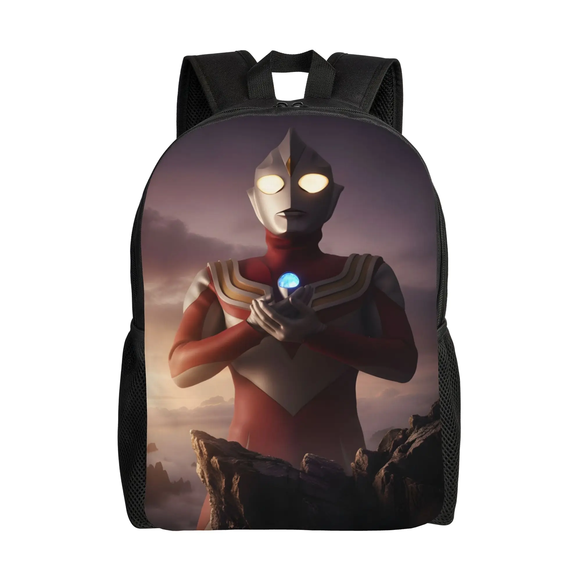 1Piece Ultraman Anime College Bag Tiga Land of Light Backpack New Semester Begins