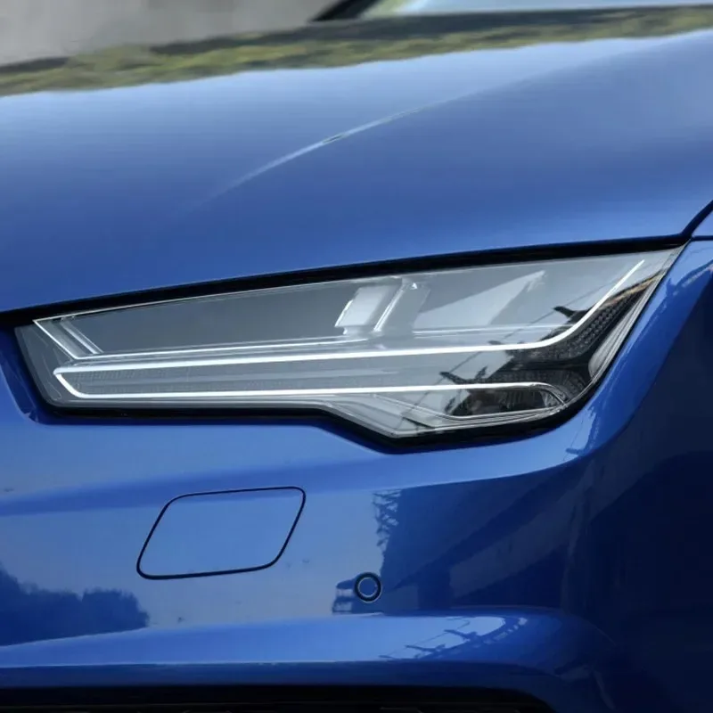 Car Headlight TPU Protective Film For Audi A7 S7 RS7 Black Tinted Customization PPF Anti-Scratch Films TPU Sticker Anti-Scratch