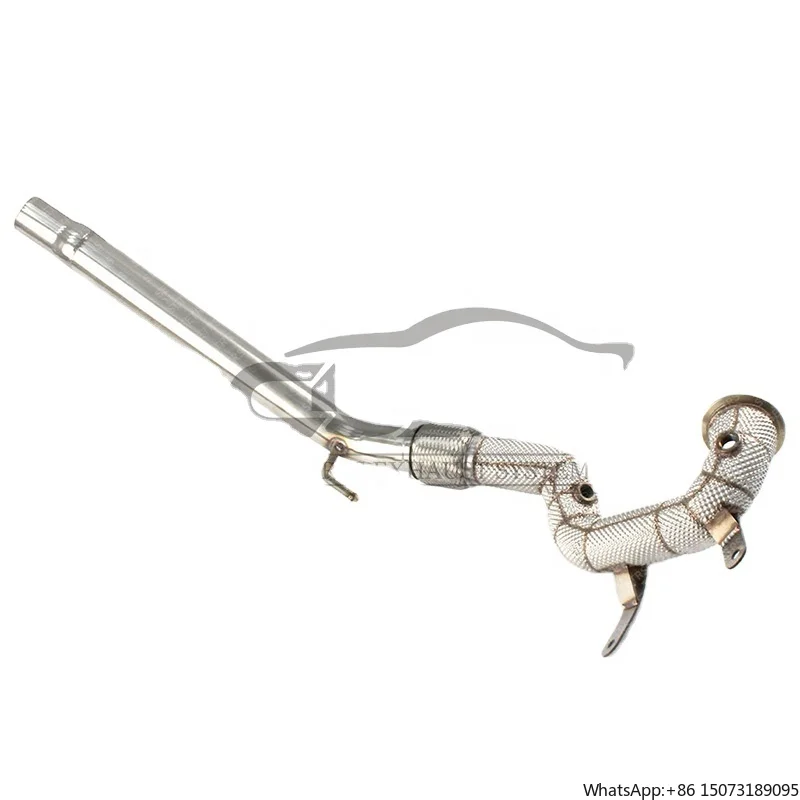 

High Quality Exhaust Downpipe for A3 1.4T/1.8T/2.0T 2014-2022 High Flow Catted Downpipe Exhaust Pipe