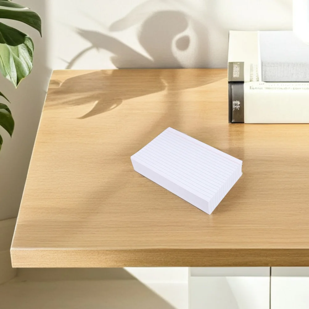 200pcs Index Cards Blank Notepads Ruled Writing Smooth For Study Flashcards Exam Prep Notes Organization Teachers Students