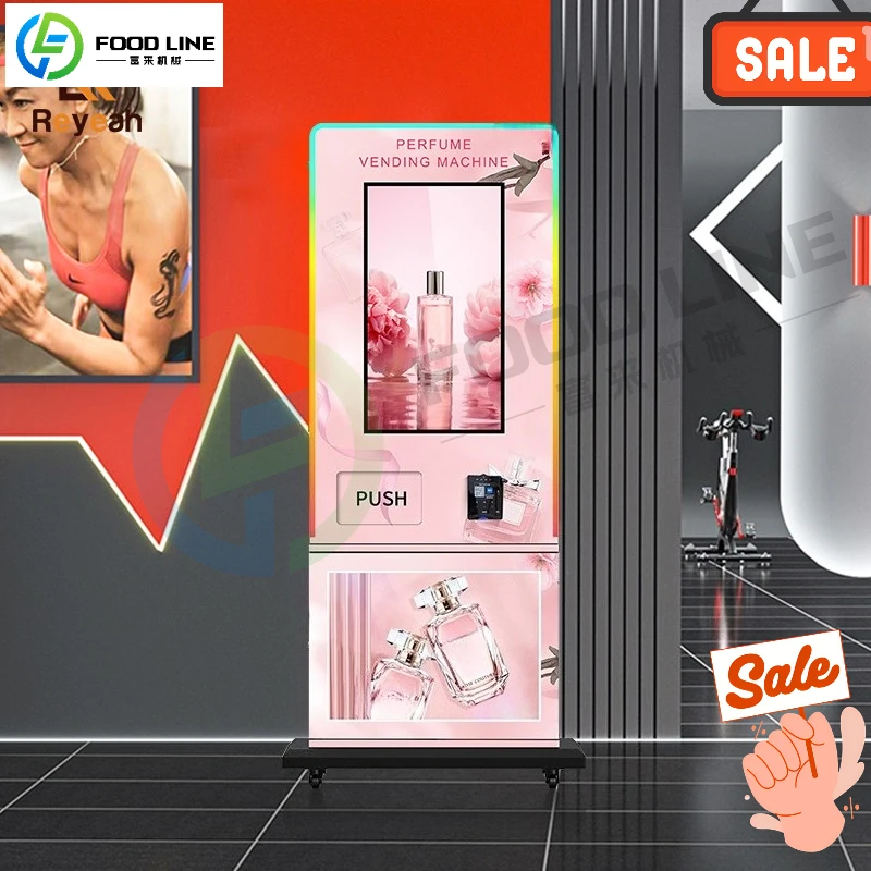 آلة بيع العطور الفاخرة، موزع عطر بشاشة تعمل باللمس لمراكز المطارات والفنادق والمساحات البيع بالتجزئة الراقية