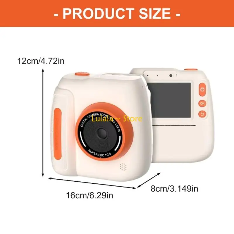 Y4QA Double Camera Kids Video Recorder 1080p เครื่องพิมพ์ภาพถ่ายความละเอียด