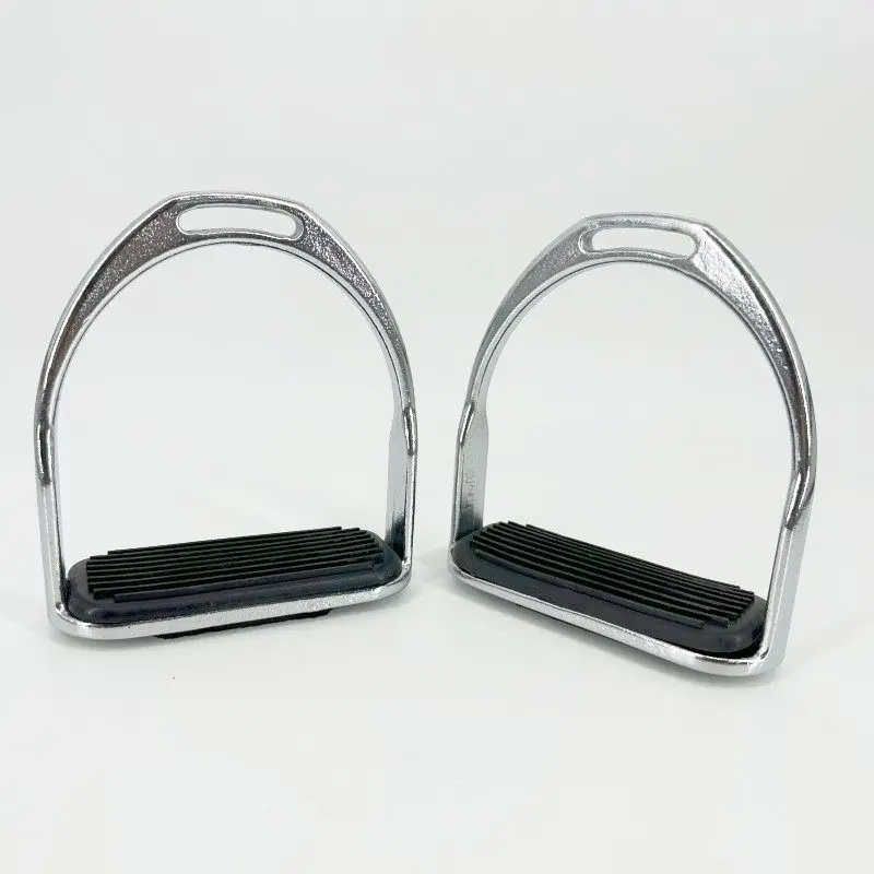 Stirrrup Anti-skid Stainless Steel Electroplating Pedal Harness Accessories Bridle Equestrian Supplies Pedal Stirrup