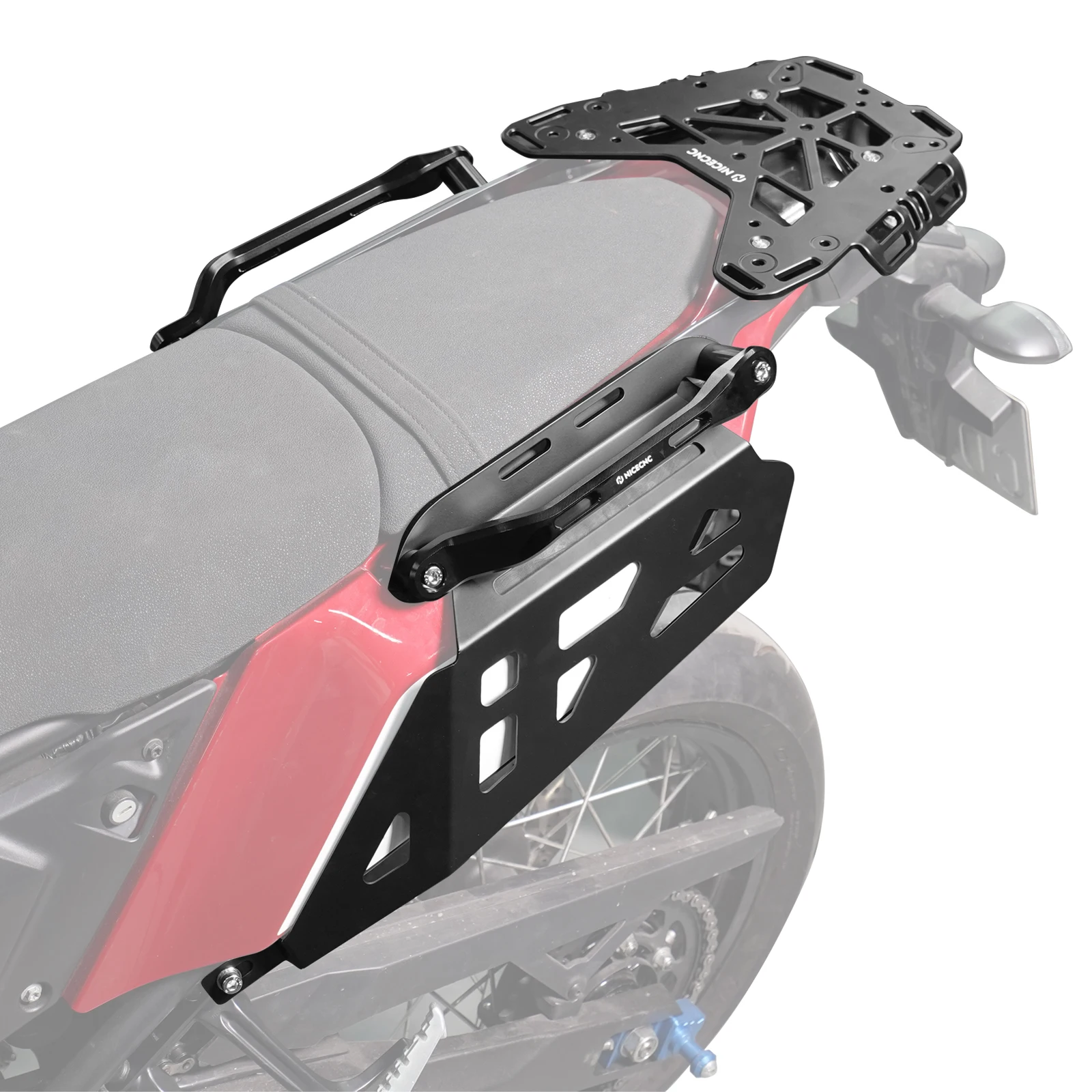(EU-Lager) NICECNC Gepäckträger für Yamaha Tenere 700 /XTZ700 XTZ07 2019-2024, Seitenkofferhalterung, Soziushalterung – Detail 3