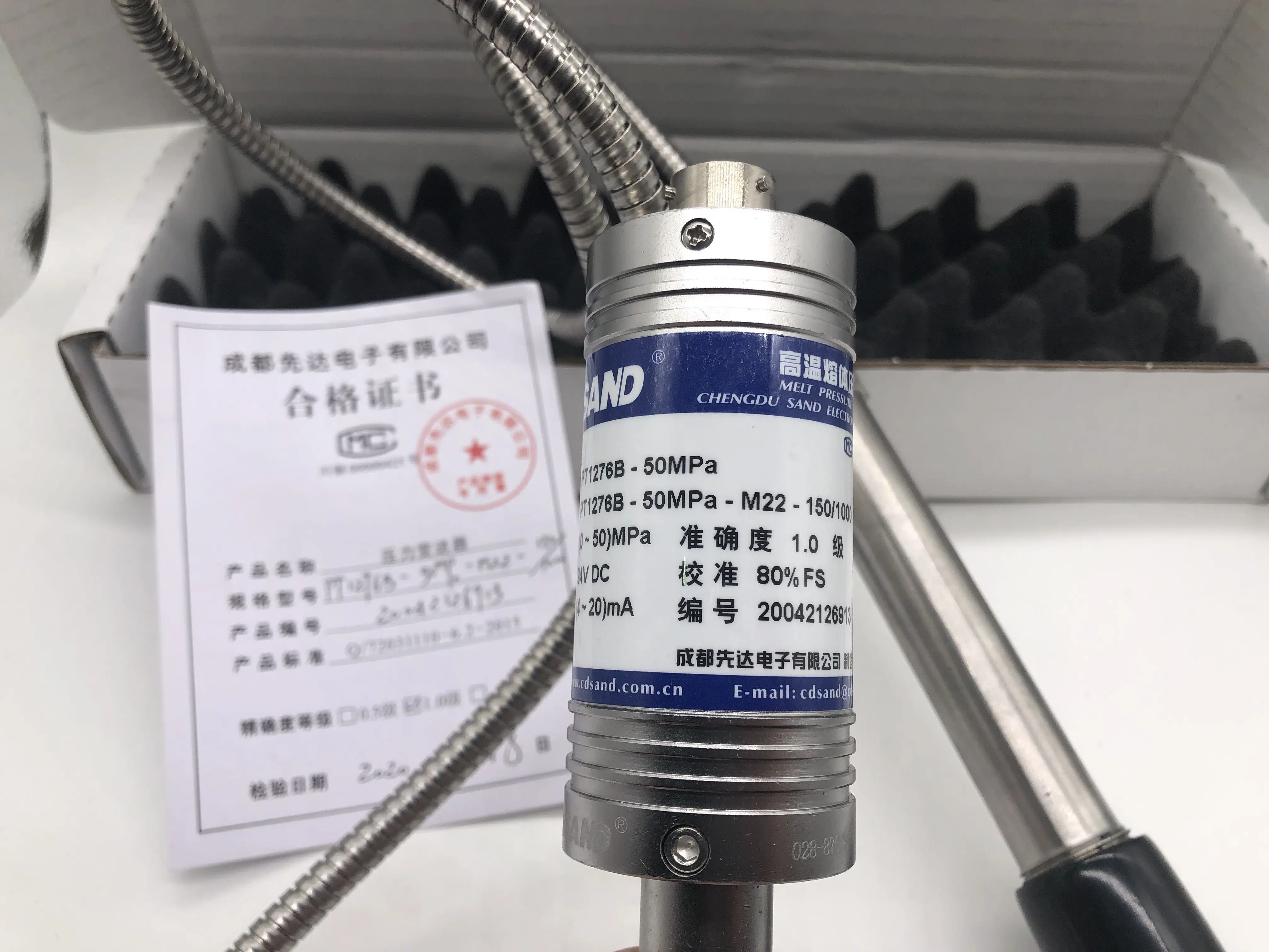 New Original Chengdu Xianda Sensor PT1276B-50MPa-M22-150/1000 Quality Assurance 1 Year