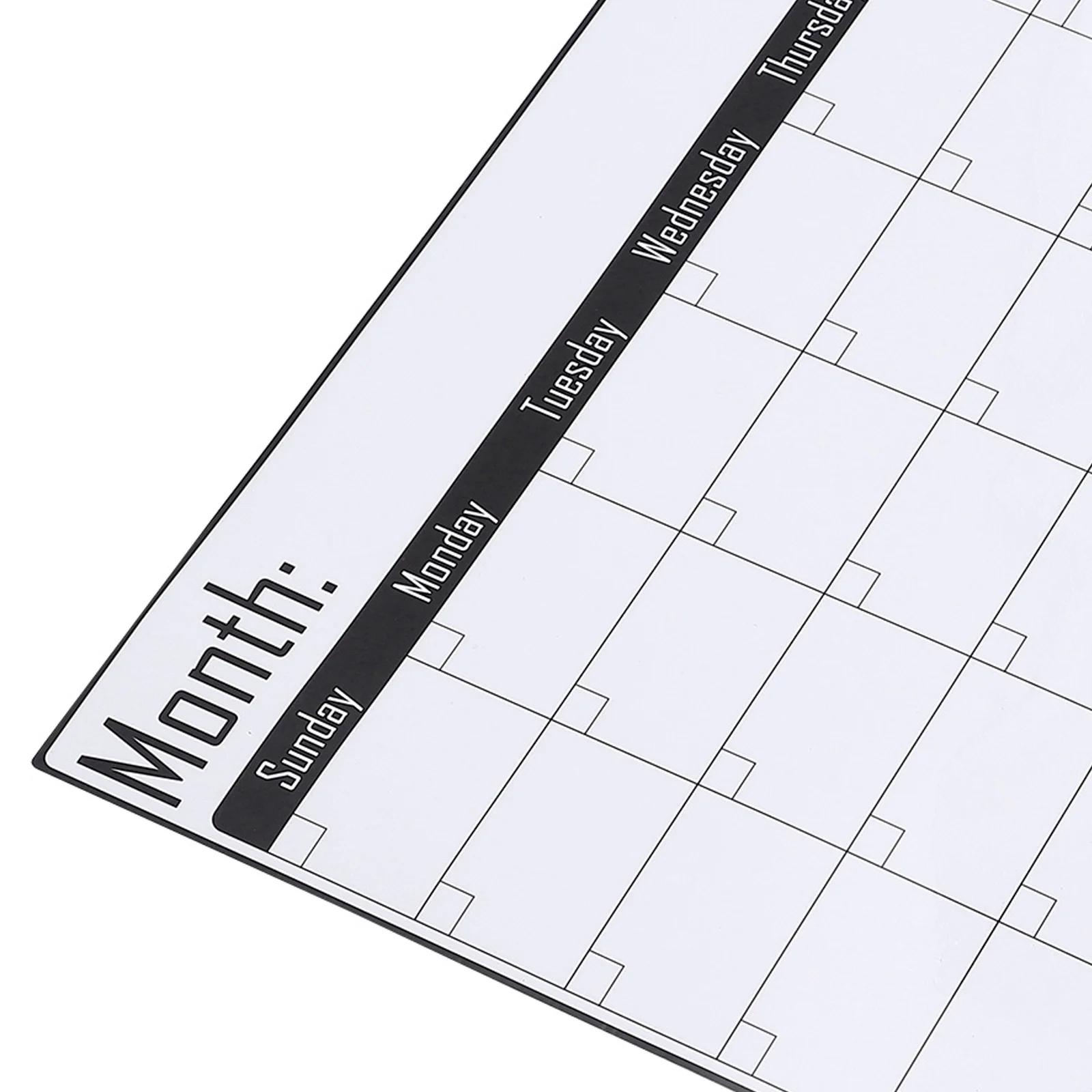 1pc Magnetische Monatsplaner Tisch Löschbaren Trocken Löschen Bord Für Kühlschrank Home Office Zeitplan Organizer Druck Liefert