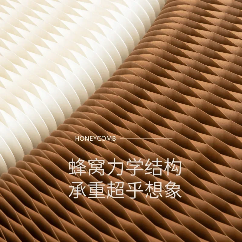 Kraft paper, organ stool fashion, telescopic bench dining chair, creative home folding, furniture paper tables and chairs