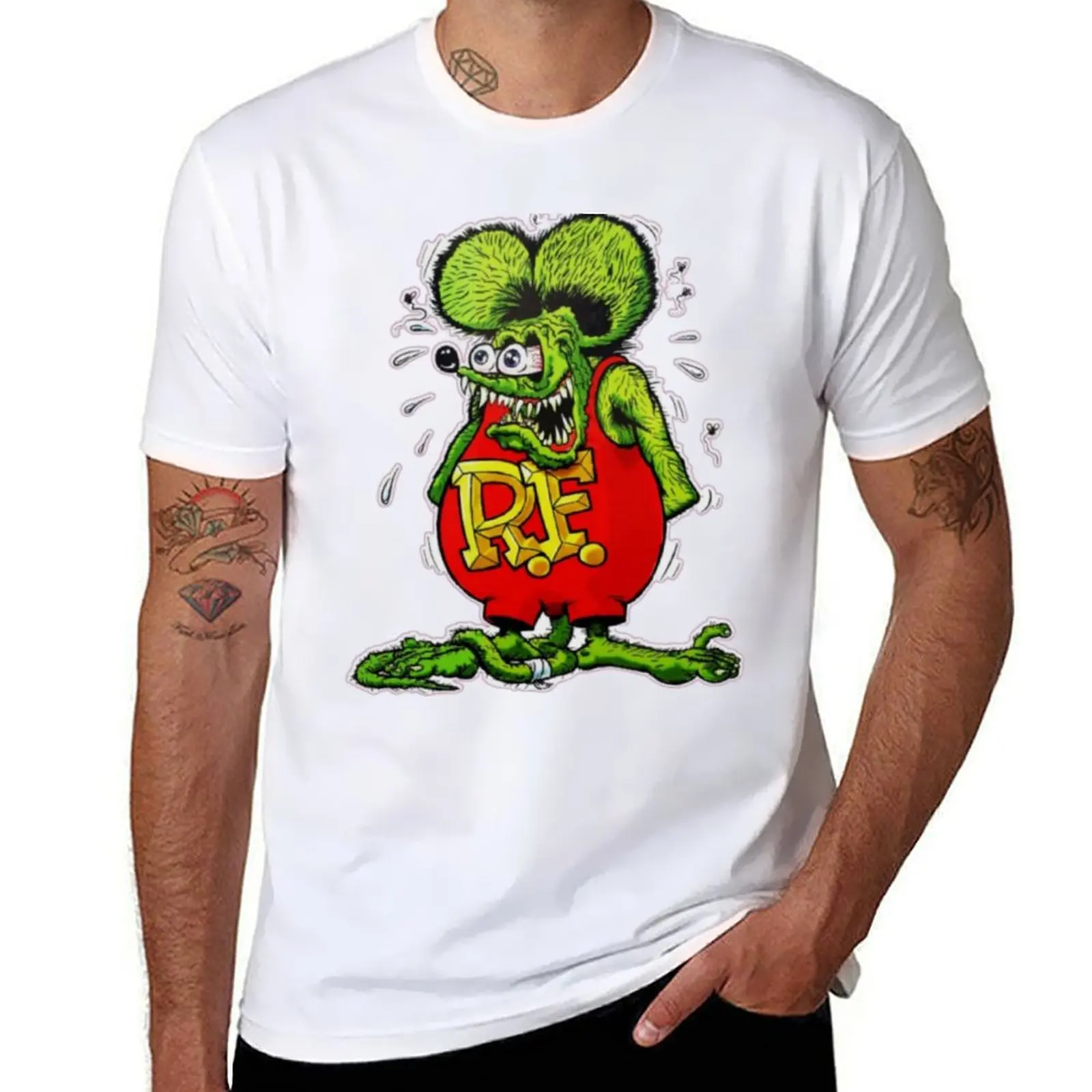Rat fink rat fink T-Shirt Soft Anti-Shrink Cotton Tee