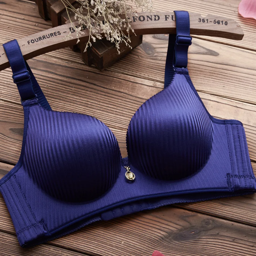 Super Push Up Thickened 6cm Women Sexy Bra Small Chest Adjustable Bread Cup Bra Top Girl\'s Wireless Comfortable Underwear Bras