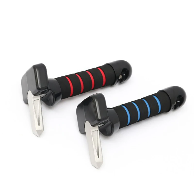 Portable Car Door Assist Handles for Elderly People Multifunctional Car Safety Hammer Seat Belt Cutter Elderly Window Breaker