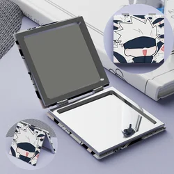 Jujutsu Kaisen Anime Gojou Satoru Inumaki Toge Student Folding Mirror Cosplay Portable Makeup Mirror Dual Purpose Magnifying