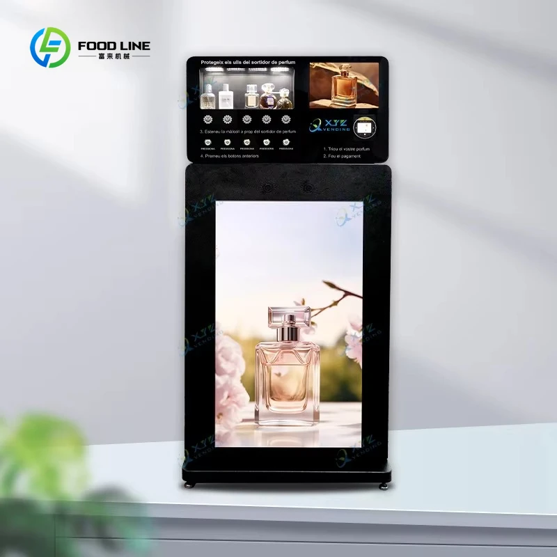 

Commercial Street Perfume Vending Machine Fully Automatic Freestanding Cologne Perfume Spraying Vending Machine