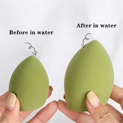 1Pcs Cosmetic Puff Makeup Latex-Free Comestic Egg Sponge Puff Dry Wet Use Women's Makeup Foundation Sponge Make Up Tools