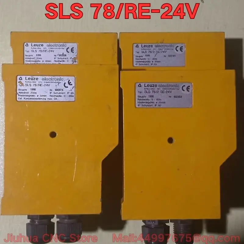Second-hand SLS 78/RE-24V SLS 78/2 SE-24V photoelectric sensor function test is normal Latest Prices as of September 2026