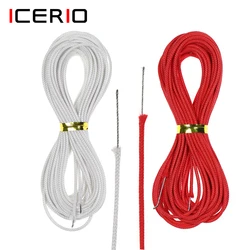 ICERIO Stainless Steel Wire Core PE Assist Hook Fishing Line Jig Fishhook Lure Braid Line Fishing Accessories