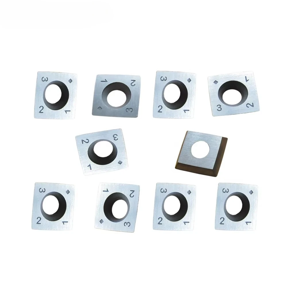 العنصر # حشوات كربيد عالية الجودة مكونة من 10 قطع CB10 لآلات تجميع وصلات الخشب والمسوي