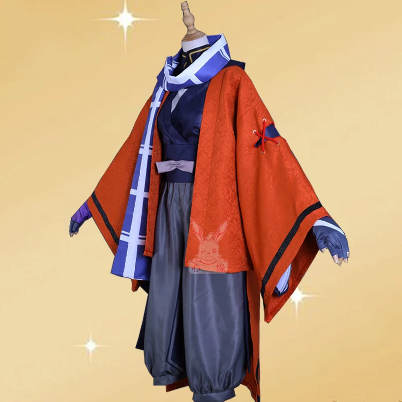 Genshin Impact Cosplay Kazuha Friend Cosplay Costume Genshin Impact Friend Of Kaedehara Kazuha Cosplay Costume Kimono Men Wig