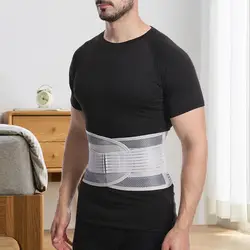 Protection Belt Sports Supplies Breathable Mesh Lumbar Protector with Dual Adjustable Straps for Fitness Support Sports