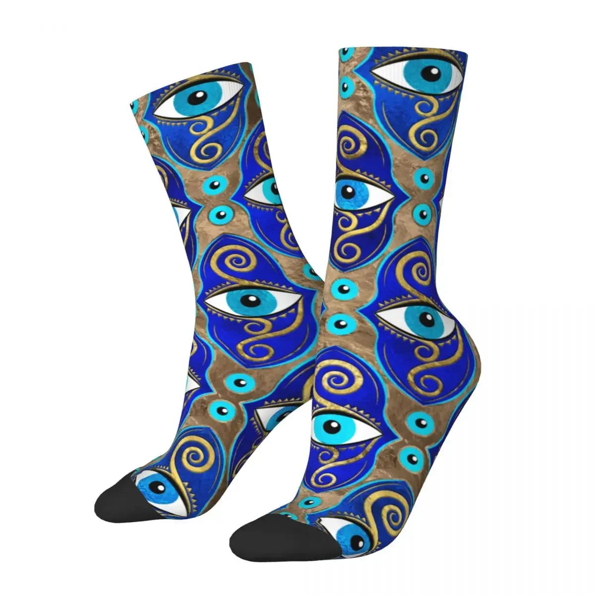 

New Male Men Socks Casual Evil Eye Sock Sport Novelty Street Style Crazy Women Socks Spring Summer Autumn Winter