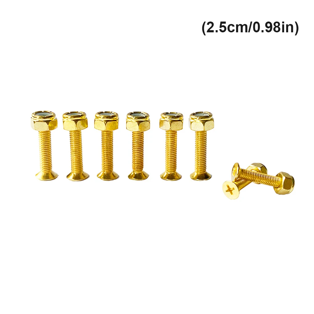 Skate Board Bridge Nail Nut Set Longboard Hardware Professional Screws