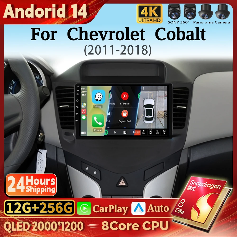 

Android14 Carplay Auto Car Radio Multimedia Player For Chevrolet Cruze J300 2008-2014 Autoradio Stereo 2din Head Unit Snapdragon