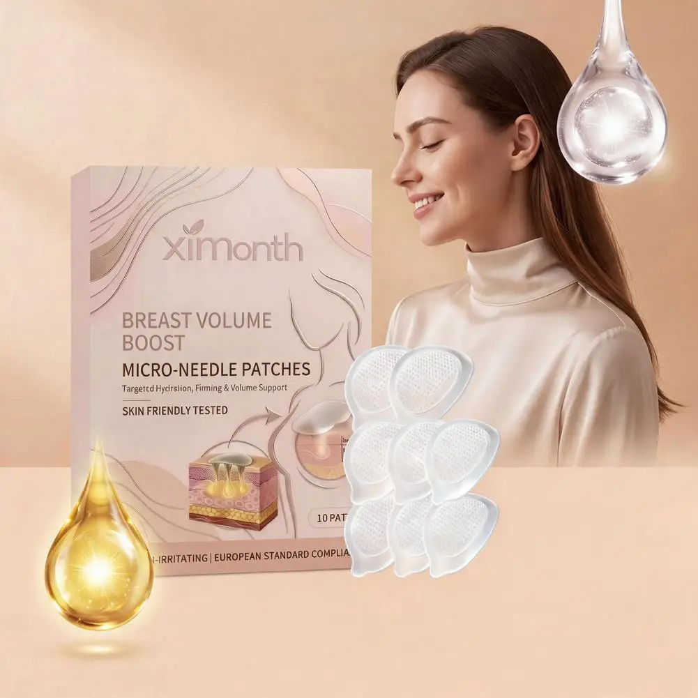 Microneedle Breast Plumping Patch Hydration Firming Volume Support Deep Nutrition For All Skin Breast Care Sticker Skin Friendly