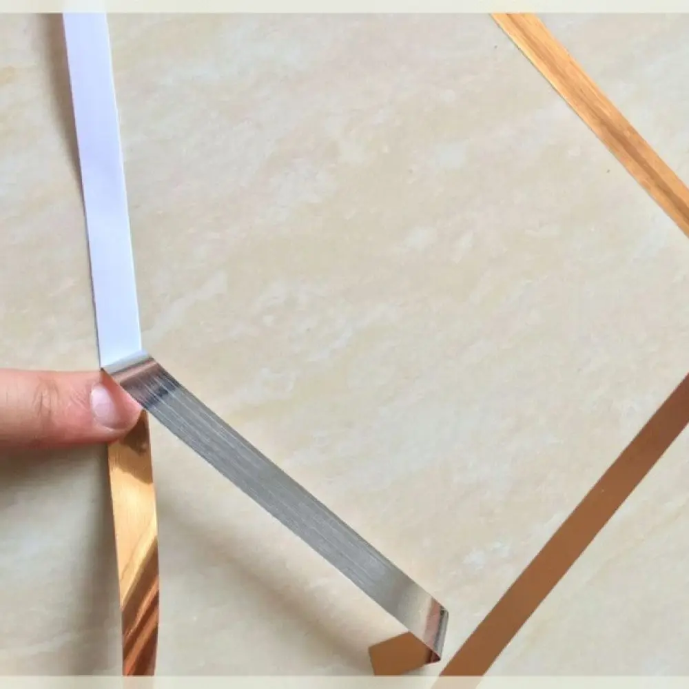 Self Adhesive Tile Seam Sticker Waterproof Border Tape Wall Floor Edge Trim Strip For Kitchen Bathroom Decor Supplies