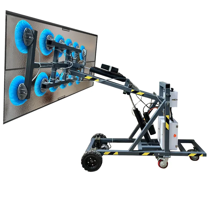 Customized 360 Rotation Glass Lifting Trolley Manual Manipulator for Shopfront and Showroom Glass Installation Asia