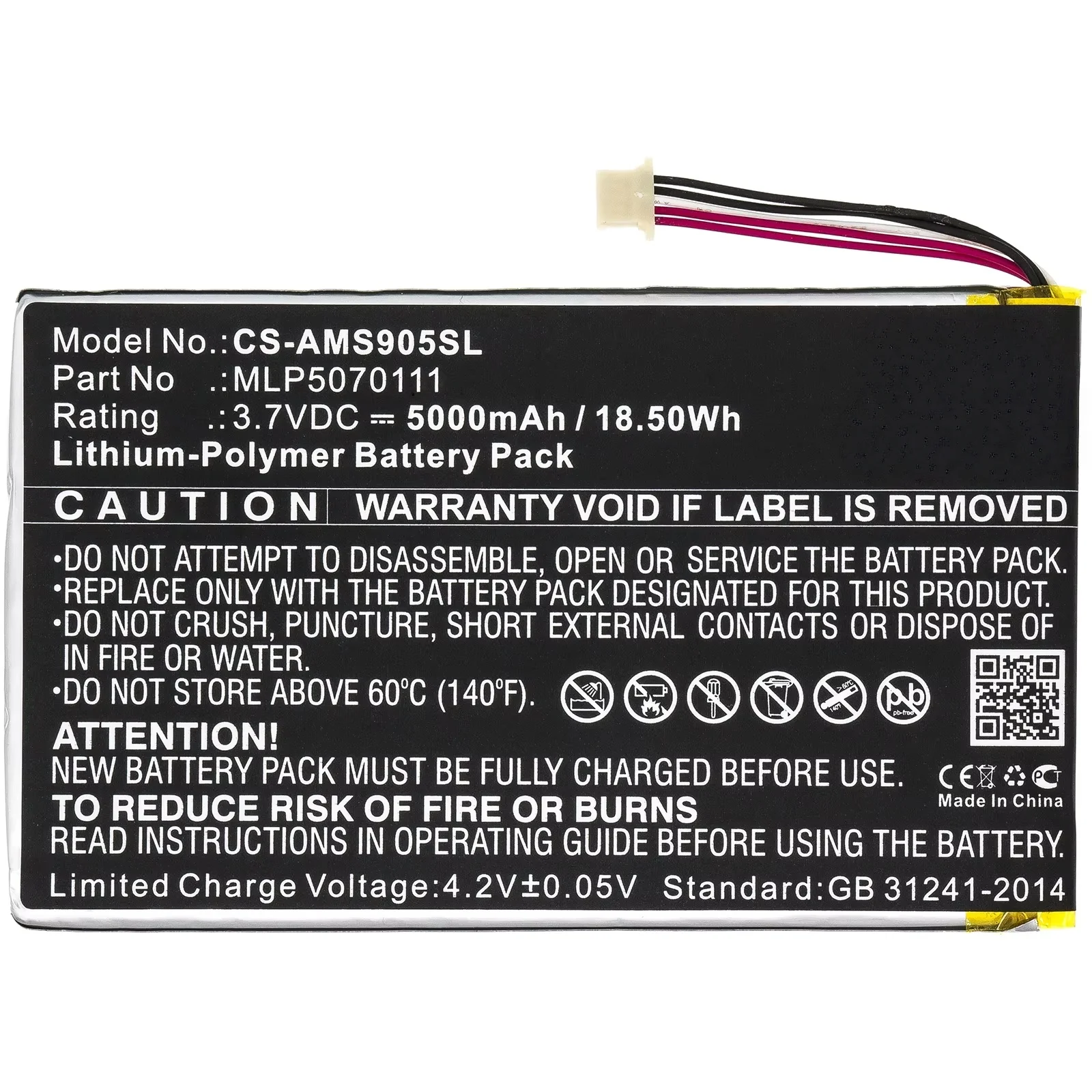 Diagnostic Scanner Battery For Autel MLP5070111 MaxiSys Mini MS905 MS906 MY905 MK808MK808BT MK808TS MP808 MP808TS DS808