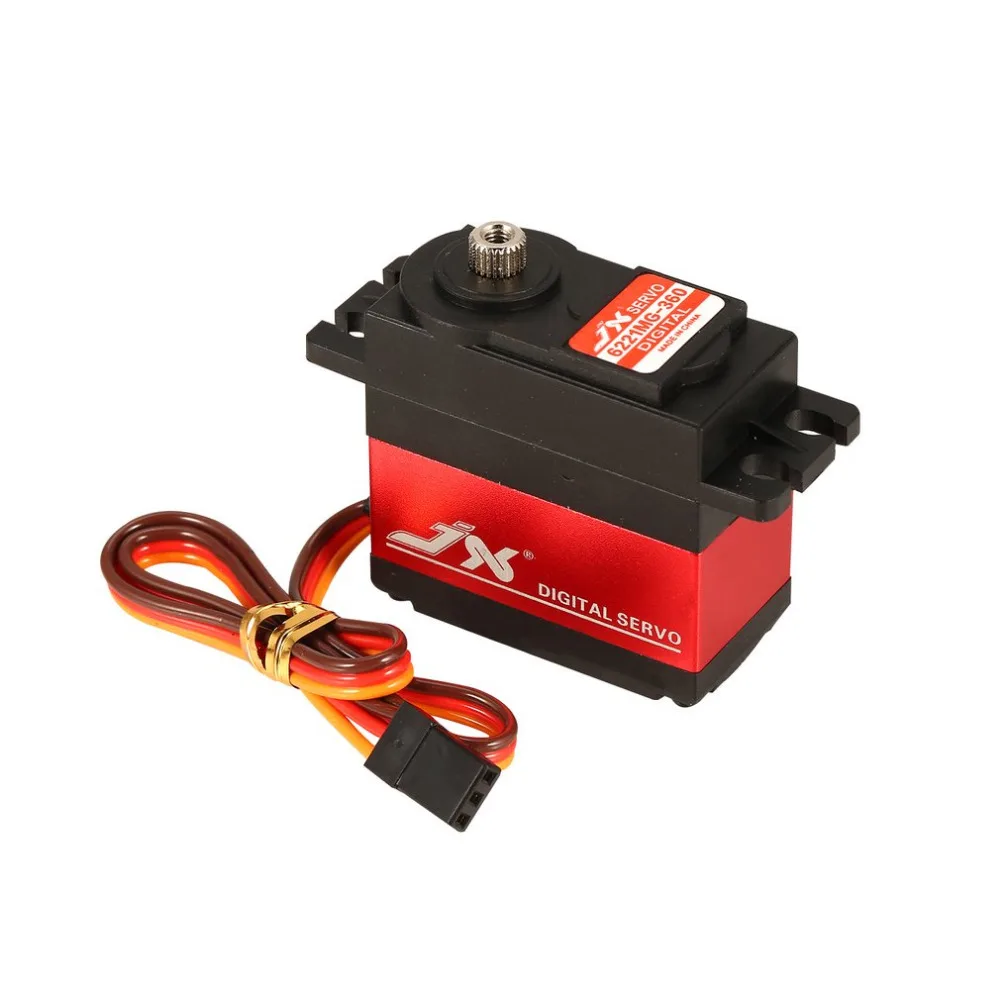 JX PDI-6221MG-360 20KG Large Torque 360 Degree Digital Servo with 25T Arm for 1/10 1/8 RC Car Boat Helicopter Spare Accessories