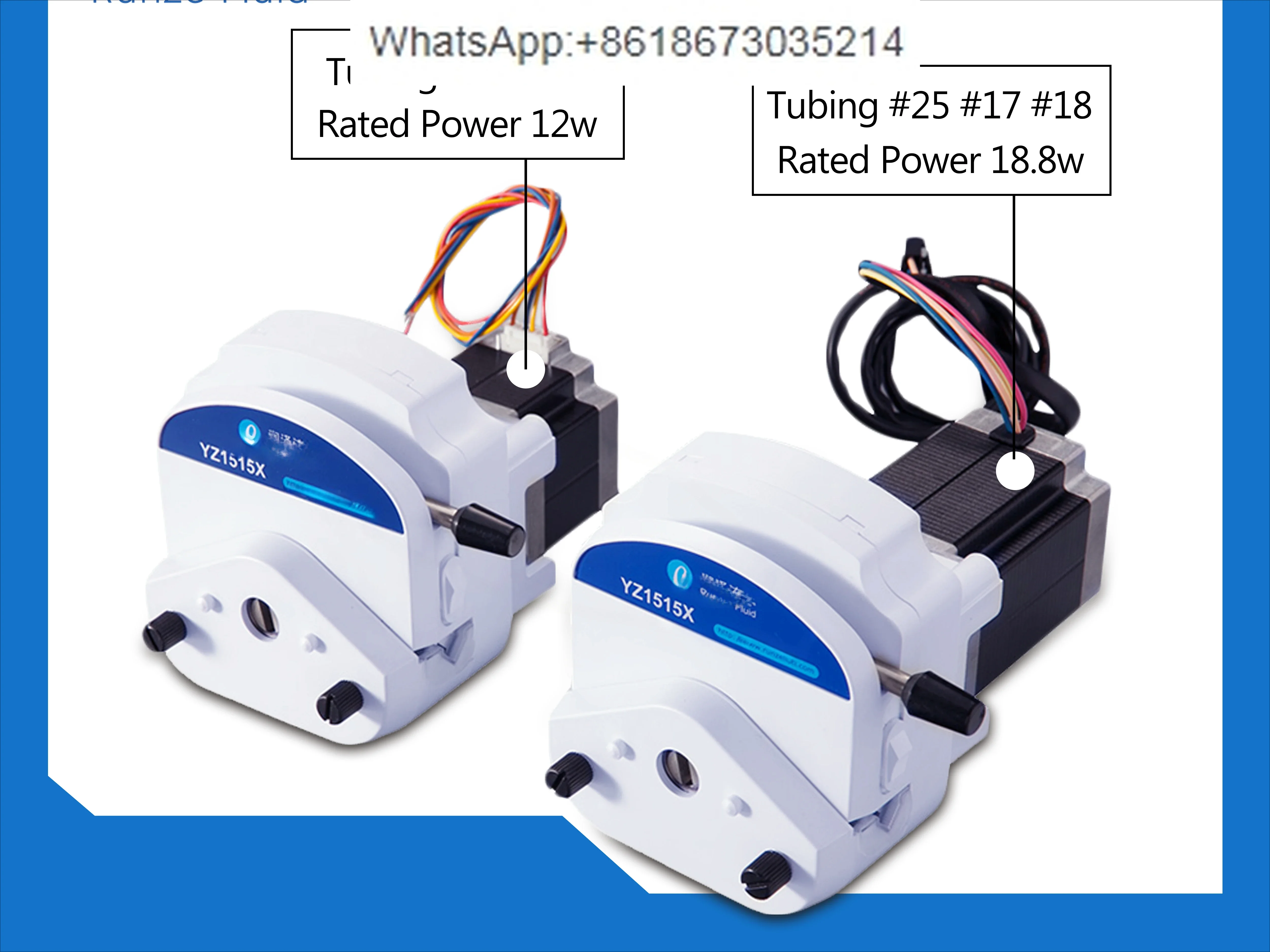 YZ1515 Variable Speed Peristaltic Pump High Flow with 57 Stepping Motor Food Grade