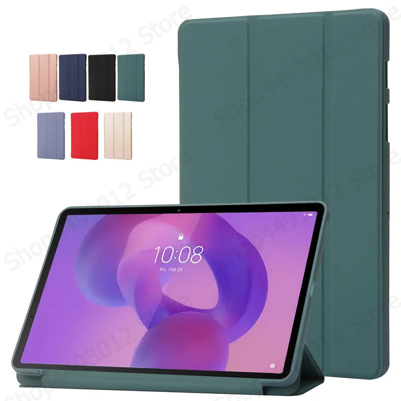

Чехол для Lenovo Idea Tab Plus 12,1 tb365fc из искусственной кожи, мягкая силиконовая задняя подставка для планшета, чехол для Idea Tab Plus 12,1 дюйма, 2025 г.