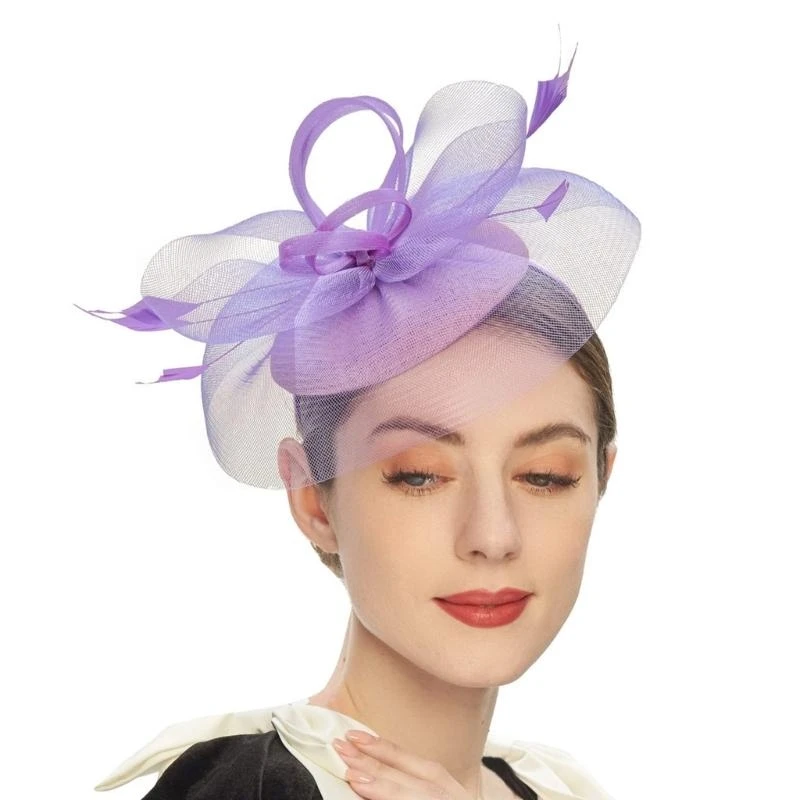 Gothicism Fascinator Headwear Decorative Festival Headbands Children Headgear for Weddings and Teas Party Outfits