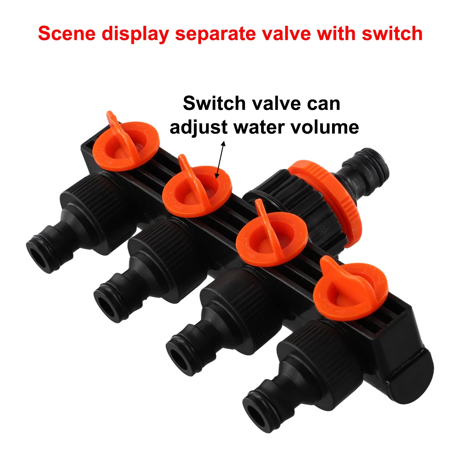

New Wide Range Faucet Dispenser Distributor Faucet Leakproof Plastic Watering Connector With Valve 183*122MM Convenient Diverter