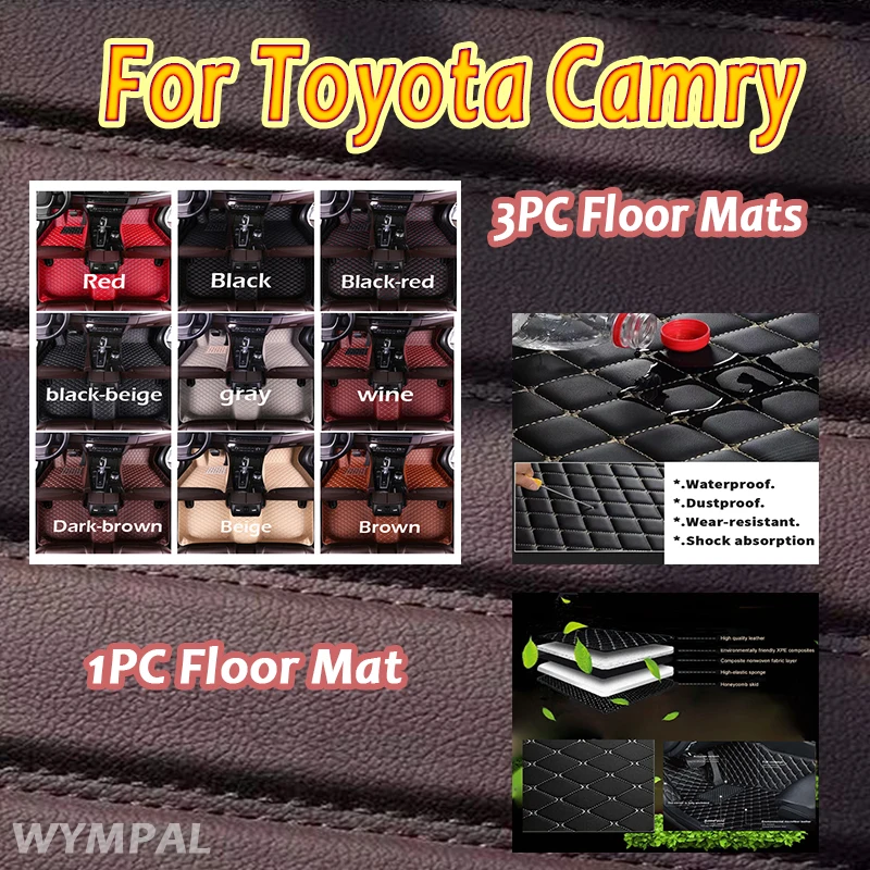 

Роскошные автомобильные коврики для Toyota Camry XV40 2011 2010 2009 2008 2007 2006, автомобильные коврики, запасные части, аксессуары для интерьера