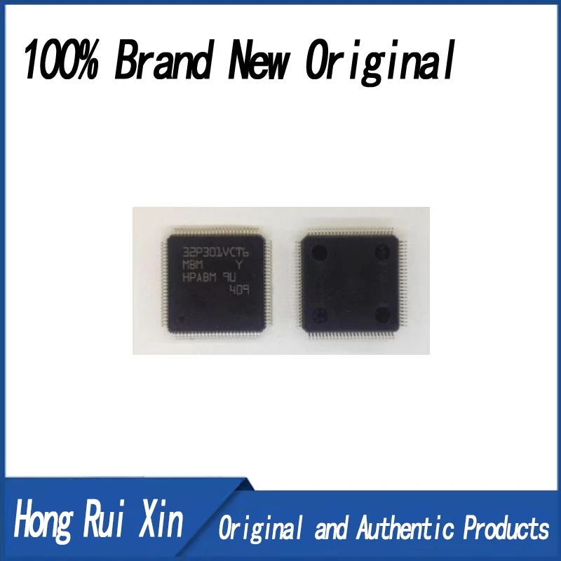 100% New 10 Pcs STM32P301VCT6, STM32P301 QFP Microcontroller ICIn Stock